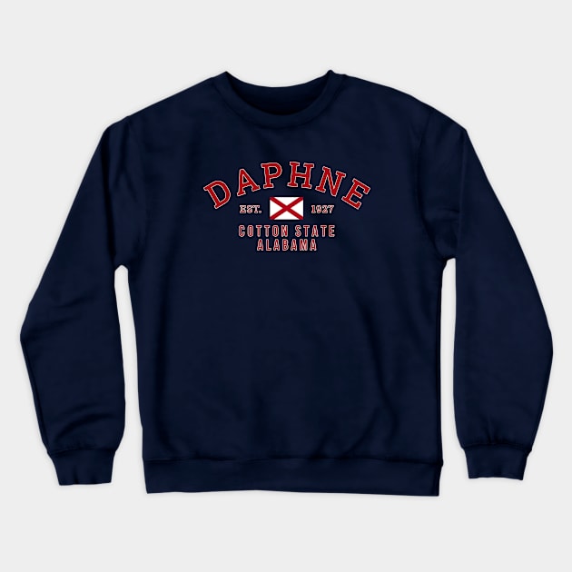 Daphne Alabama USA Crewneck Sweatshirt by urban-wild-prints